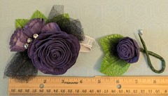 Handmade Sola Wood flower corsages & boutonnieres, proms/weddings, select color