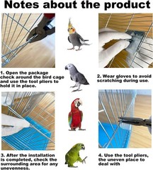 Capuca Small Bird Travel Cage – Lightweight Starter Kit for Parakeets, Lovebirds