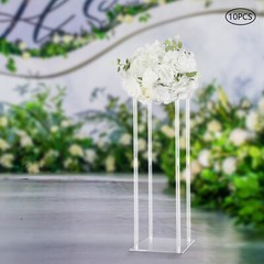 10 Pcs 7.87 inch Diameter Fake Flower Ball Arrangement Bouquet Party Centerpiece