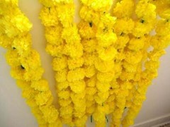 10 PC Lot Wedding Artificia Marigold Decoration Home Party Garland Flowers Vine