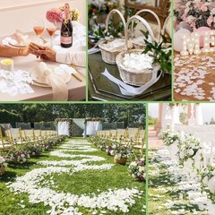 Natural Hydrangea Petals Wedding Decor Romantic Parties Reusable Eco-Friendly US