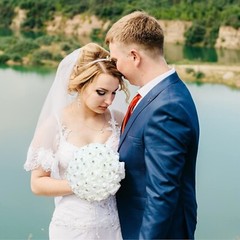 Ramo Grande De Flores De Novia Artificial Con Rosas Dama de Honor Bodas Fiestas