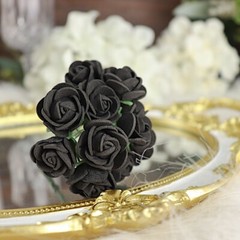 4″ Faux ROSES ARTIFICIAL FOAM FLOWERS Stems Party Event Wedding DIY Decorations