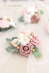 Lookein Set of 6 Bridesmaid Corsage for Wedding Flowers Shoulder Corsages Bri…