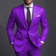 Men’s Adult Dress Wedding Groom Banquet Suit Temperament Business Suit
