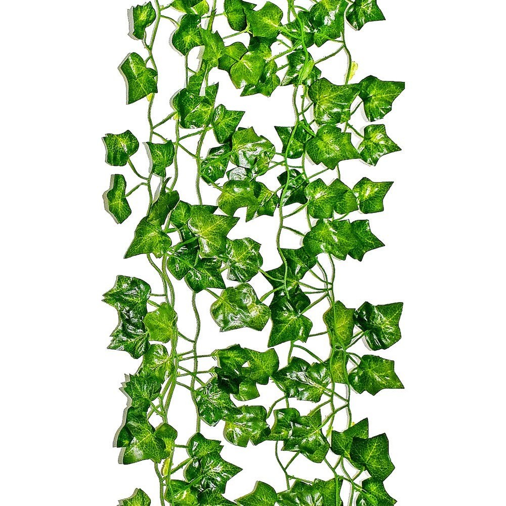 LEFV Ivy Garland 6.9 Feet Long Artificial Vine 72 Inch (Pack of 1), Green