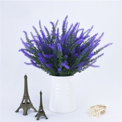 US 4/10pcs Artificial Lavender Fake Flower Plastic Green for Home & Garden Decor