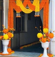 Indian Garlands Gift flowers Marigold Wholesale Lot Marigold Wedding Decor