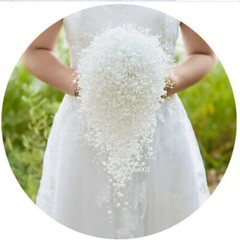Wedding Bouquet Wedding Flowers Bride Bouquet All Pearl Bouquet Handmade Beaded