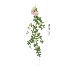 10 Pieces Wedding Chair DIY Decorations, Wedding Aisle Floral Artificial Flowers