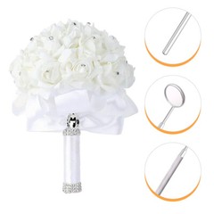 1PC Artificial Flower Bouquet Wedding Hand Bouquet Wedding Bouquet for Bride