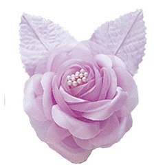 12 silk roses wedding favor flower corsage lavender 2.75