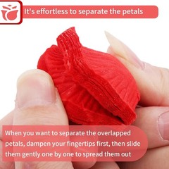 2200 Eco-Friendly Artificial Rose Petals for Weddings, Parties & Romantic Gifts