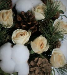 Woodland Rose Silk Wedding Bouquet