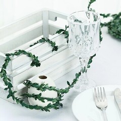18 feet Green Artificial Mini Leaves Vine GARLAND Wedding Party Home Decorations