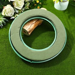 1pc Flower Ring Holder With Suction Cup And Flower Inserting Mud 30*30cm Floral