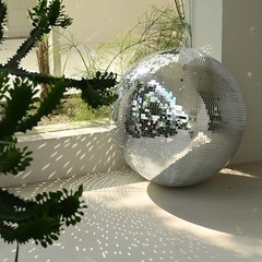 Yescom 24″ Large Disco Ball Mirror Big Hanging Glass for Party Events Wedding