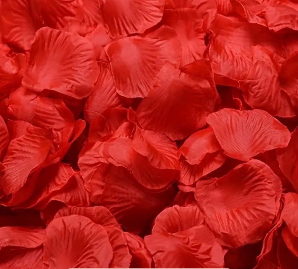 500 Red Rose Artificial Petals Wedding Decorations Or Anniversary Celebration