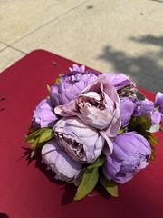 Lot of 19 Artificial Lavender Blush Peony Bouquets Wedding Floral Decor