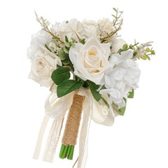Artificial Flower Bride Bouquet Simulation Handheld Flower for Wedding Event