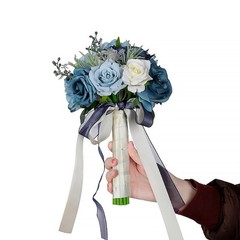 Elegant Artificial Rose Flower Wedding Bouquet Bride Bridesmaid Handheld Flower