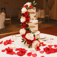 2000 Pieces Dark-Red Silk Rose Petals Artificial Flower Petals for Valentine’S D