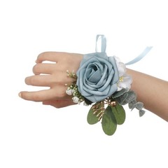 Elegant Wedding Boutonniere Artifical Flower Bridal Corsage for Weddings Party