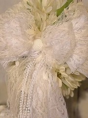 Triple Lace Wedding Bouquet Set