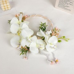 Bridal Handheld Flower Garland Wedding Wreath