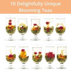 Blooming Tea Gift Set, 10 Unique Varieties Flowering Balls, VitalForest…