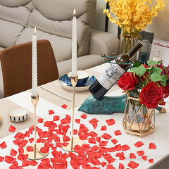 1500 PCS Red Rose Petals Flower Artificial Fake Silk Rose Petals Decorations for