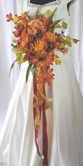 Autumn Bounty Faux Silk Bridal Bouquet