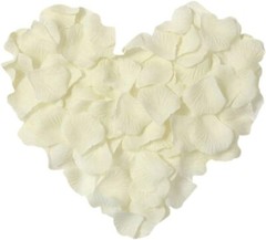 1000pcs Silk Rose Petals Gold Yarn Flower Petals for Wedding Flower Teal Blue