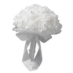 Modern Rose Bouquet for Bride Bridal Holding Flowers Wedding Photo Props