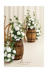 Ling’s Moment 17.5″ Tall Standing Artificial Flowers Arrangements 4 pcs Weddi…