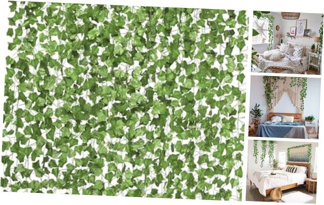 48 Pcs Artificial Ivy Fake Vines,Ivy Garland Greenery Garland Fake 336Ft