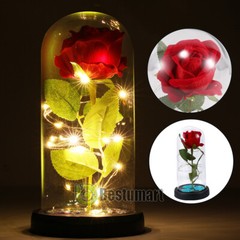 Eternal Rose Flower LED Enchanted Galaxy Rose LED Light Valentine’s Gift