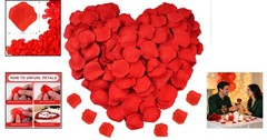 1200 Count Red Silk Rose Petals – Perfect for Weddings & Bridal Showers