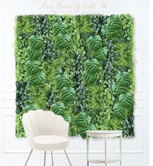 Monstera Artificial Flower Panels Wedding Party Wall Decor Photo Background W-57