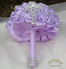 Rose Flower Bunch for Bride – Light Purple Bouquet