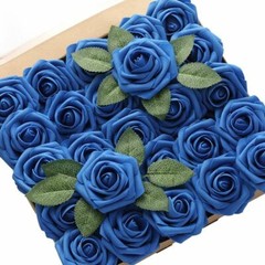 25/50x Artificial Fake Plant Bunch Rose Flowers Bouquet Home Decor Wedding Party