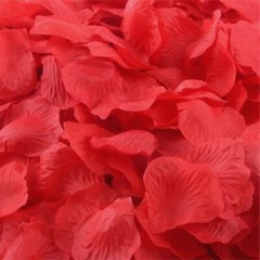 Red Fake Silk Rose Petals – 100/Bag (RP010113)