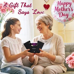 TranquilBliss Preserved Real Purple Gift Box 4.33 ″ x 4.01 ″ x 3.86 ″,