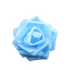 Artificial Fake Flowers Foam 7.5cm Rose Head For Wedding Decorations DIY Wreaths