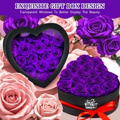 Extra Large 16 Preserved medium -7inch with Necklace, Purple
