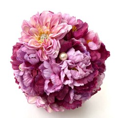 Handmade Pink Floral Bridal Bouquet Artificial Flower