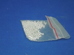 Wedding craft supplies – beads, wired ribbon with beads, leaves, clear doves
