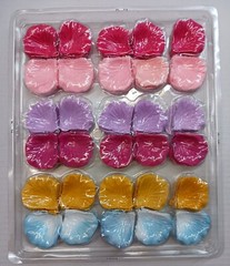 Artificial Silk Multi Colored Rose Petals