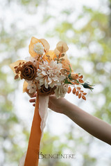 Set of 6 Terracotta Boho Bridesmaid Bouquets for Weddings & Anniversaries