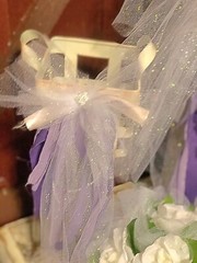 Purple Bling Wedding Bouquet/ Bridal Set